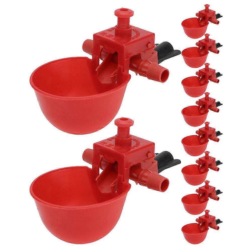 Poultry Drinking Bowl Water Feeder For Parrots And Doves With Durable Water Storage Design 20Pcs