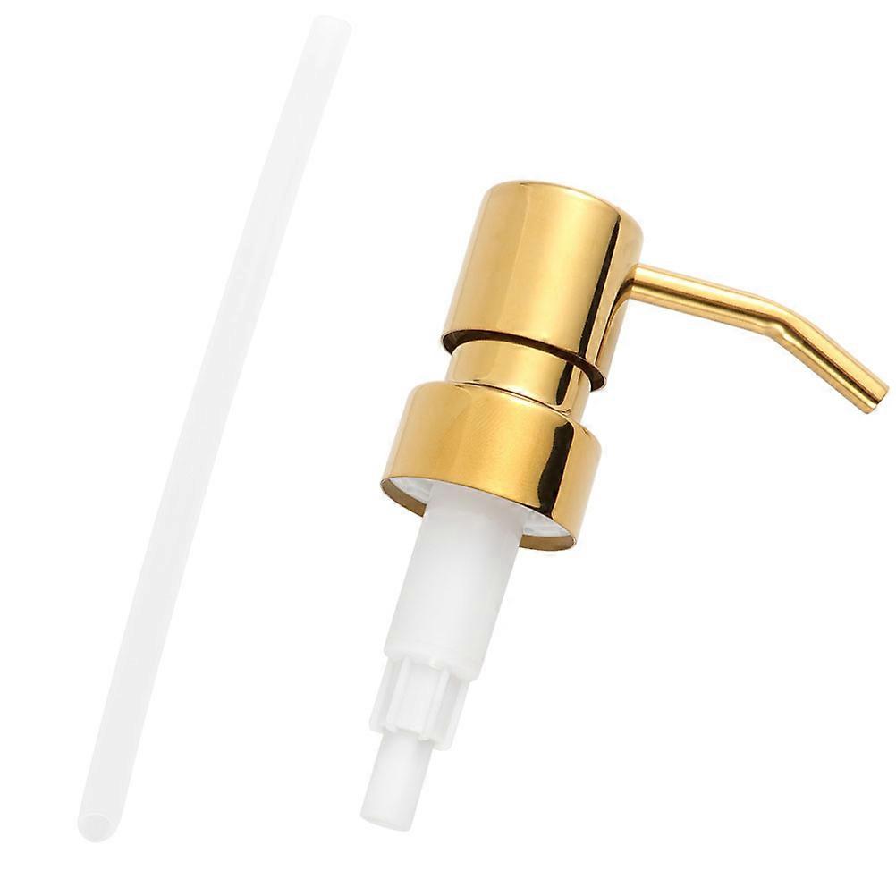 Stainless Steel Pump Heads 4 Pcs Ideal for Soap Dispensing Replacement in Home and Kitchen Easy to Use and Control