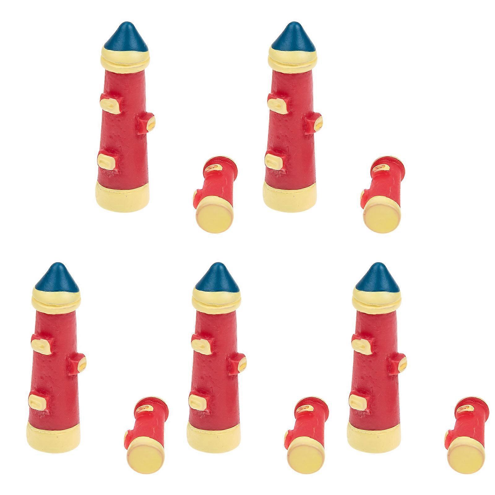 Lighthouse Decor Miniature Beacon for Decoration 40Pcs Miniature Set