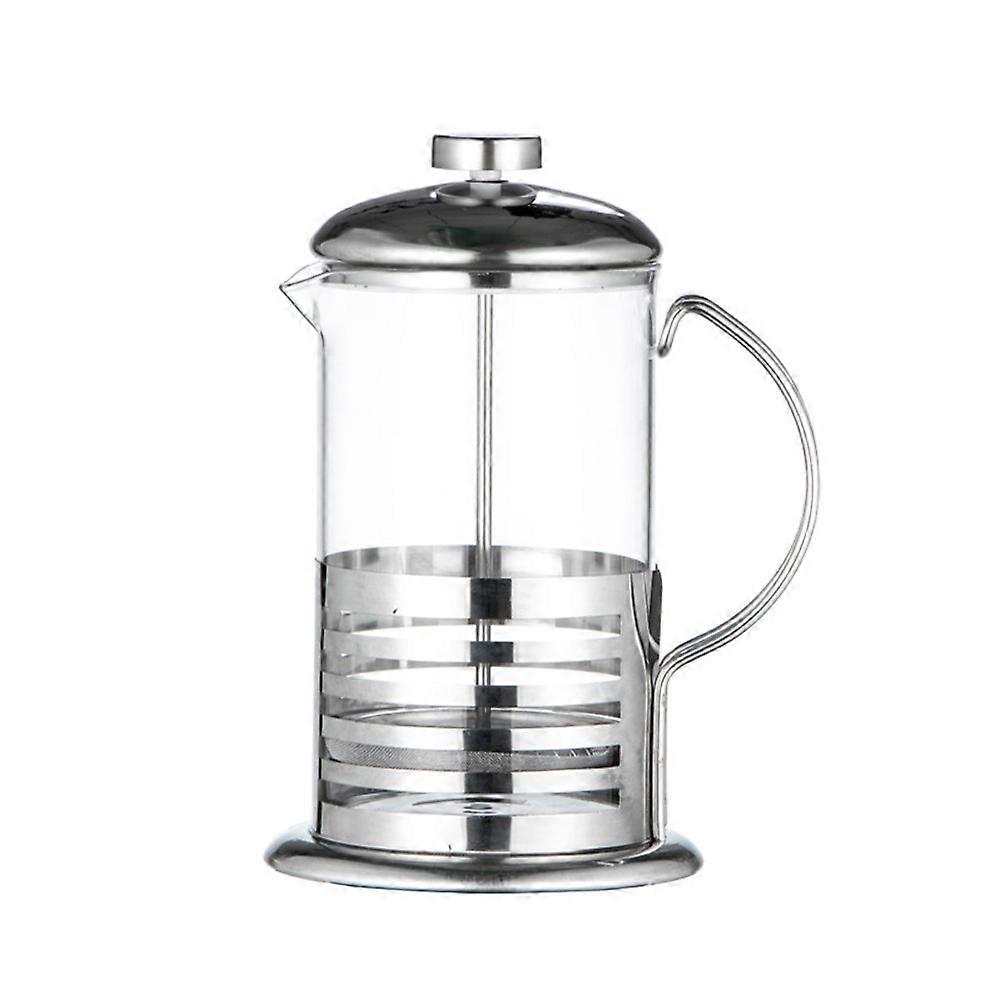 Filter Teapot Silver Coffee Pot for Heat Resisting Storage 2Pcs