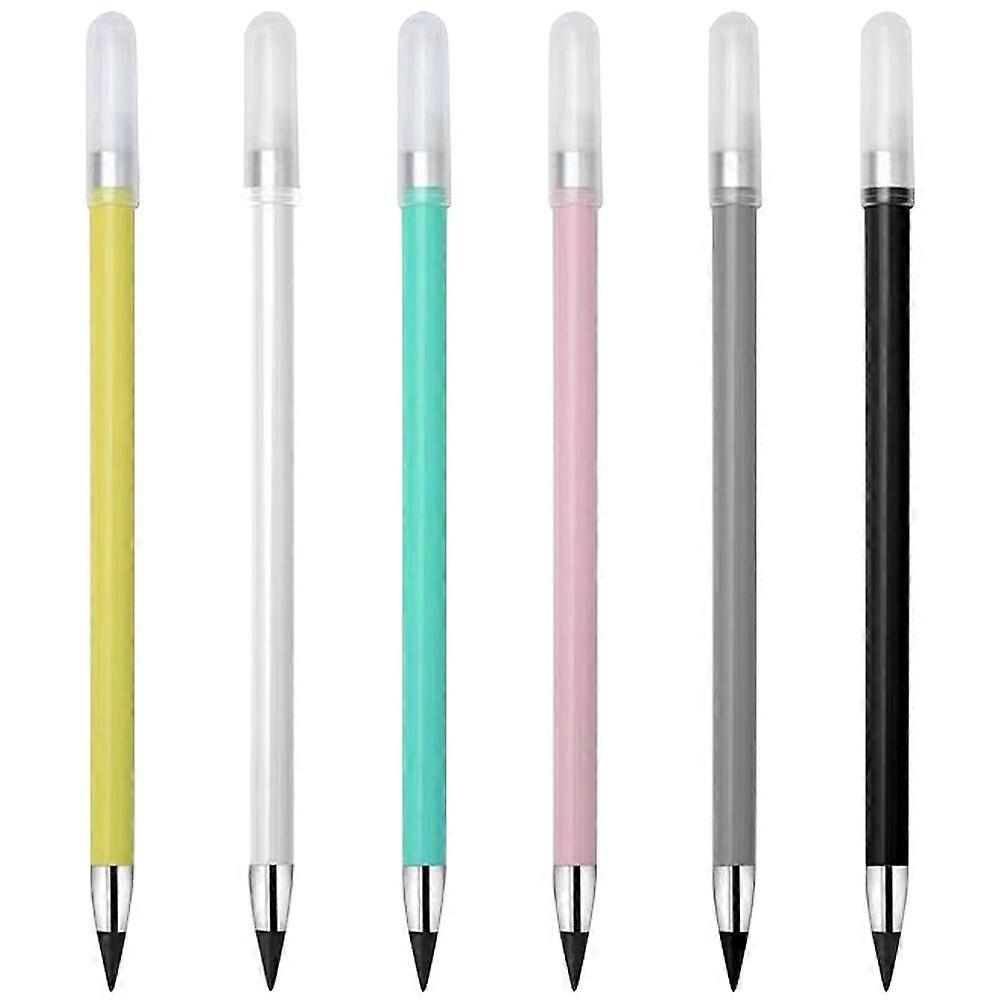 6Pcs Inkless Pencils Writing Instruments Assorted Color Perfect For Art Projects