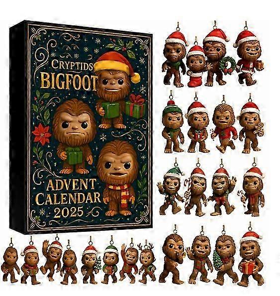 Großer weißer Hai 50. Jahrestag Advent Blind Box Weihnachtsbaum Acryl flach dekorativ Anhänger Kinder