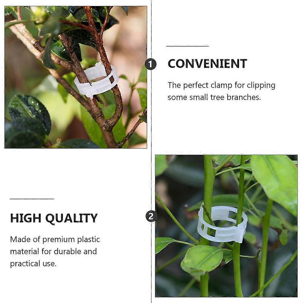 Garden Orchid Support Clips Plastic Tree Branches Clipping Weatherproof 150Pcs