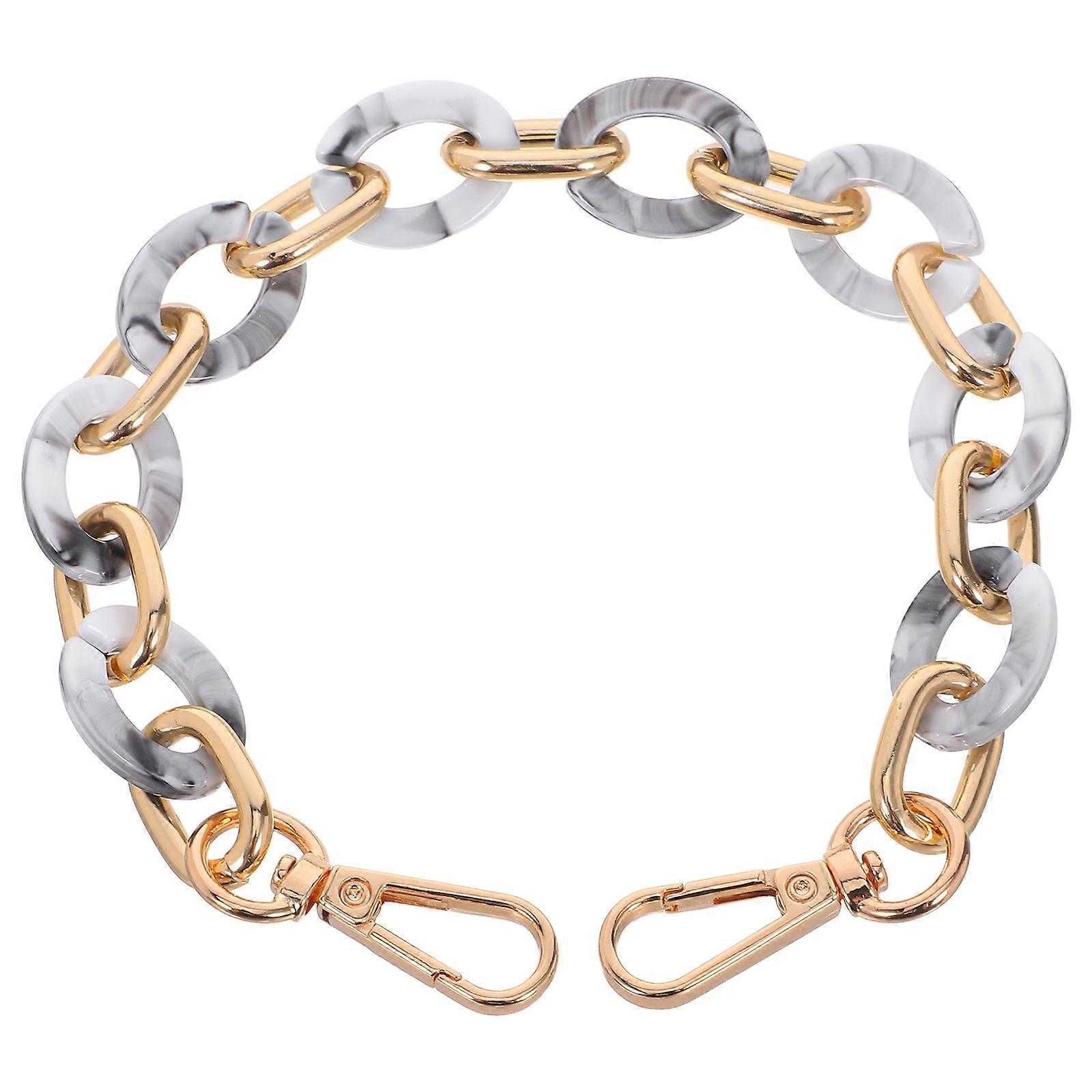 Multi Color Acrylic Purse Chain Handle for Handbags Replacement Strap