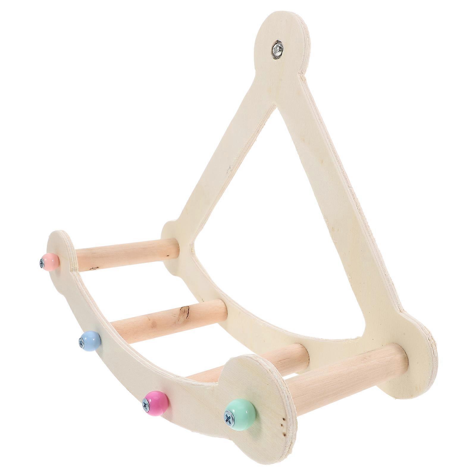 Parrot Cage Accessories Bird Swing Toy with Rotating Ladder 3Pcs Pack