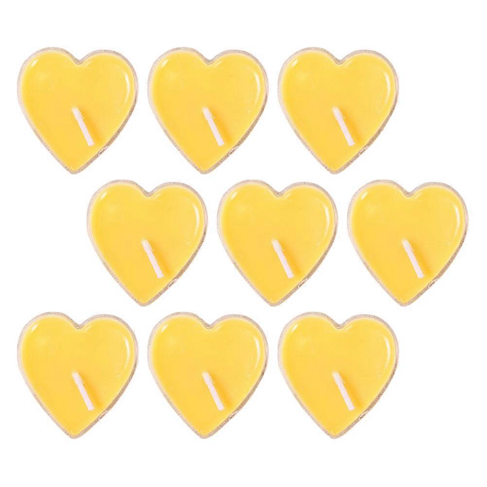 Heart Shaped Tealight Romantic Proposal Candles for Decor 9Pcs