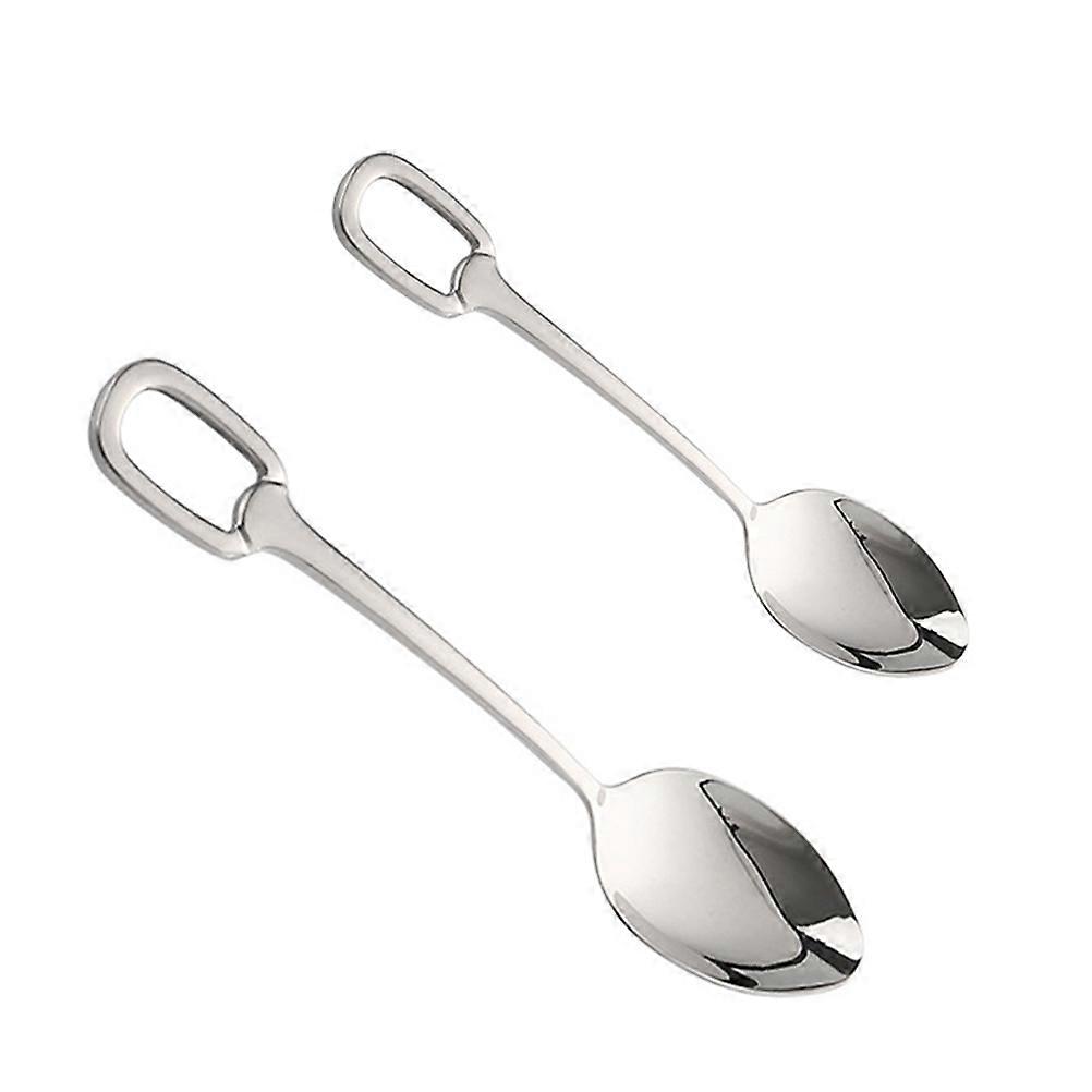 Creative Stainless Steel Teaspoon for Kitchen Use Silver Finish