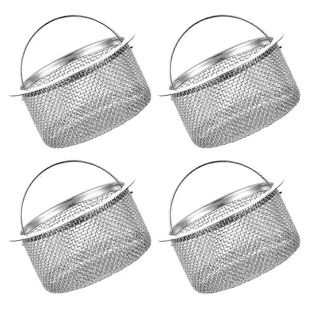 Sink Drainer Stainless Steel Rust-Proof Kitchen Garbage Strainers 8Pcs