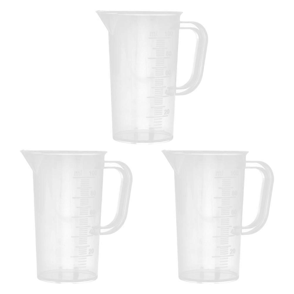 Plastic Measuring Container 9Pcs for Measuring with Clear Scale Markings