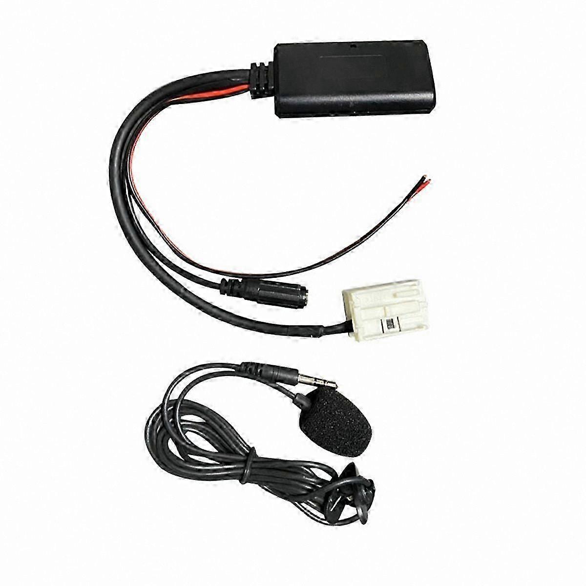 Bluetooth Module Receiver Adapter for Car Stereo AUX Cable Support