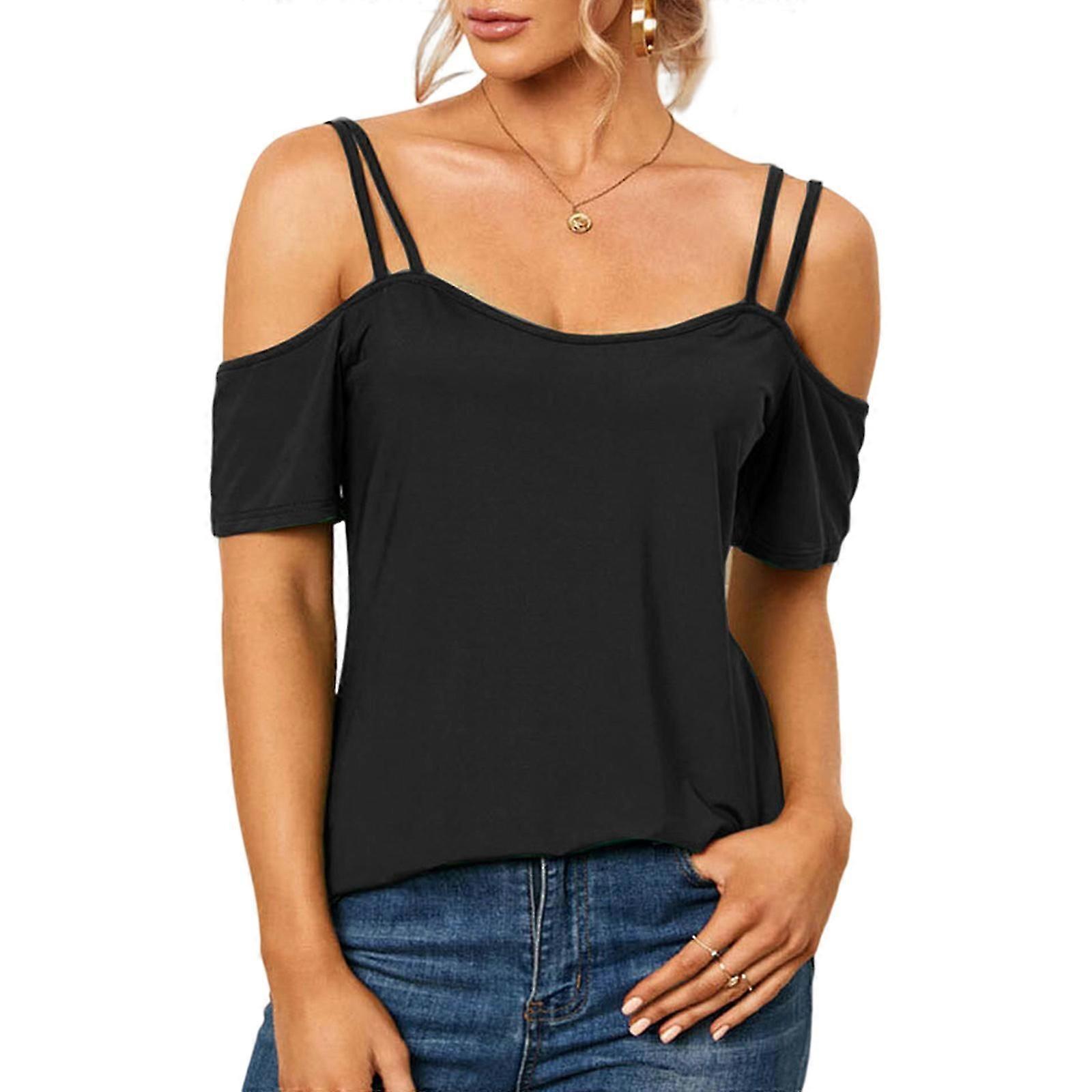 Cold Shoulder Summer Casual Top For Women's