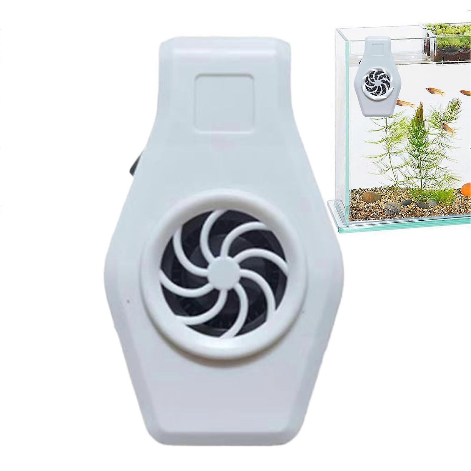 Aquarium Fan Compact Aquarium Cooling White Two Speed Settings