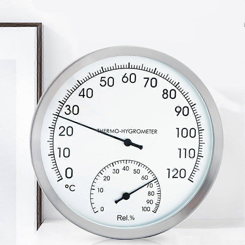 Indoor Thermohygrometer Automatic Sensing Dial With Balanced Pointer 127mm Humidity and Temperature Monitor