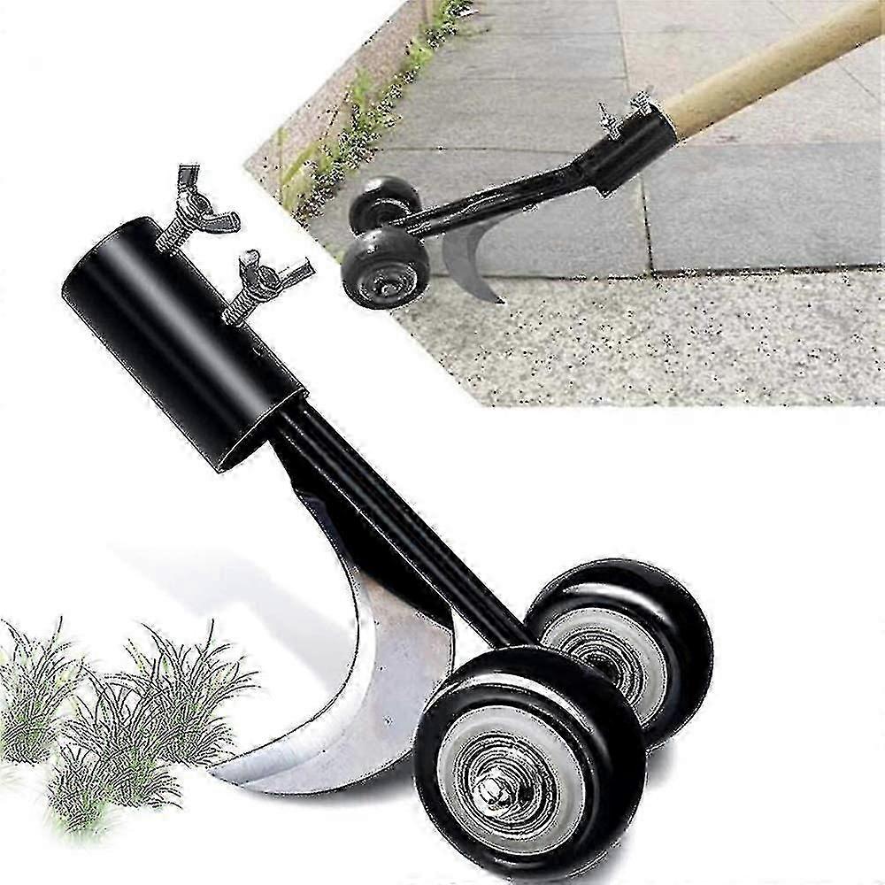 Weed Puller Tool With Wheels Stand Up Weeding Tools For Garden Patio Backyard Lawn Sidewalk Driveways Weeds