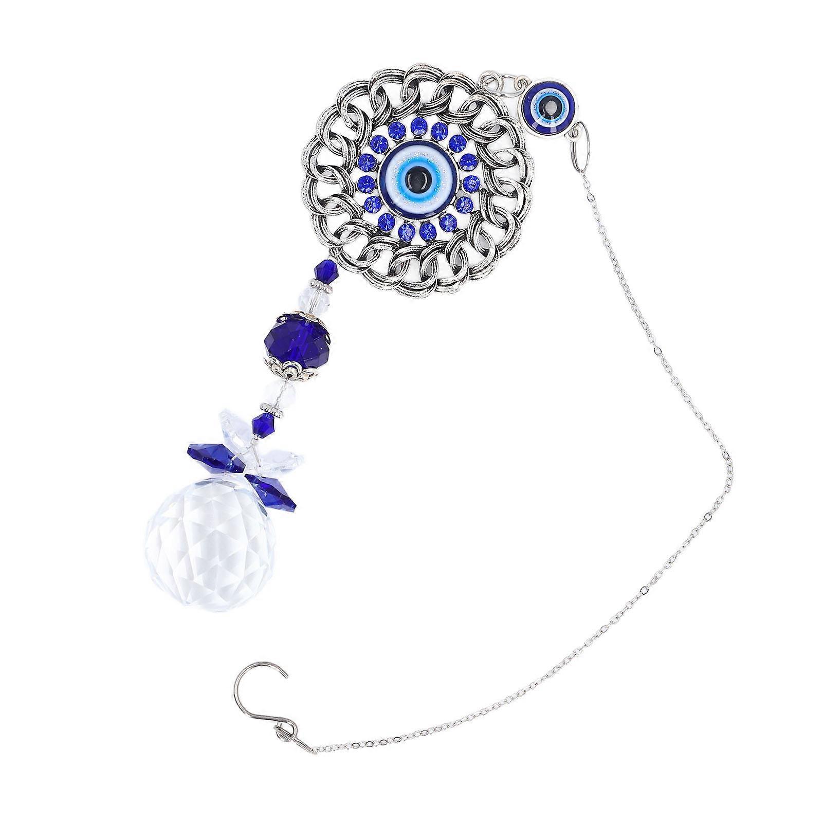 Blue Eye Pendant Crystal Hanging Ornament Car Window