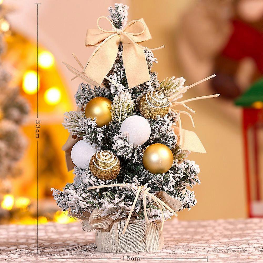 Creative Desktop Christmas Tree Decorations Multi-Size Cedar Potted Christmas Tree Ornaments