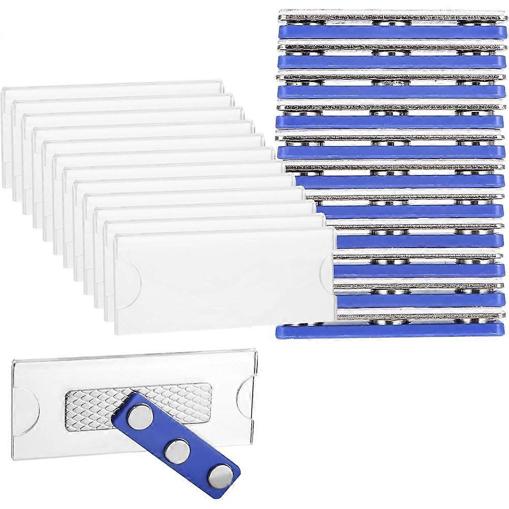 12pack Name Badges Magnet, 75 x 30mm, Name Plate