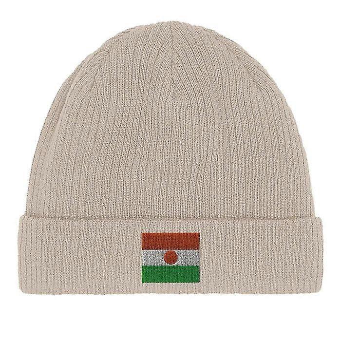 Beige Flag Cap Niger