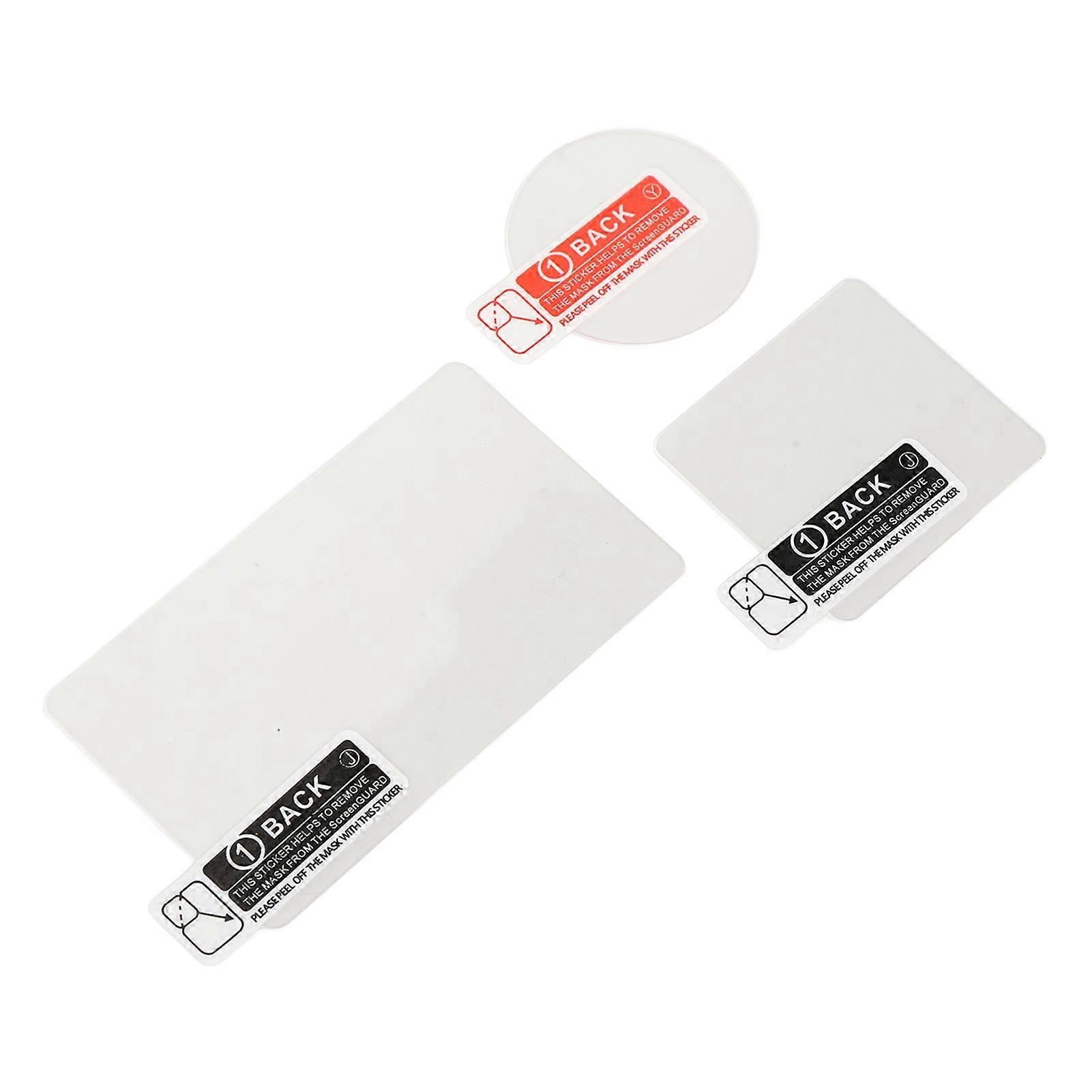 2 Sets Lens Screen Protector for Action 5 Pro Tempered Glass Lens and Rear Back Display Screen Protective Film 