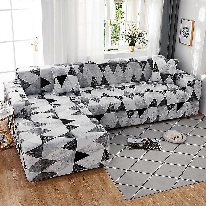 Geometric Pattern Sofa Cover Elastic Sofa Cover Soft Sofa Cover