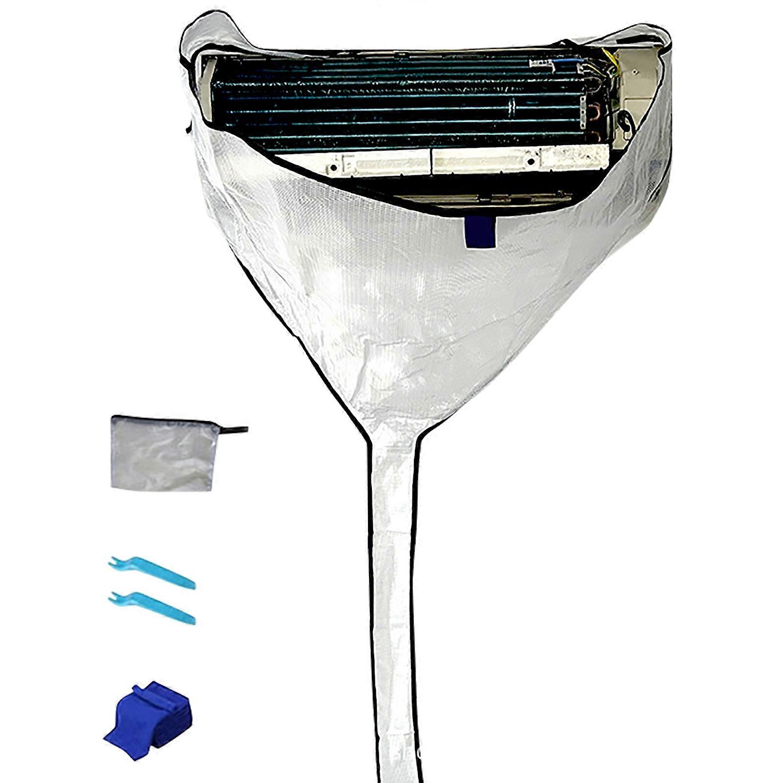 Global Split CONDITIONING Cleaning Cover Flexible Size Modifiable Impermeable Plan Easy Effluent Denial Additional Installation  Transparent