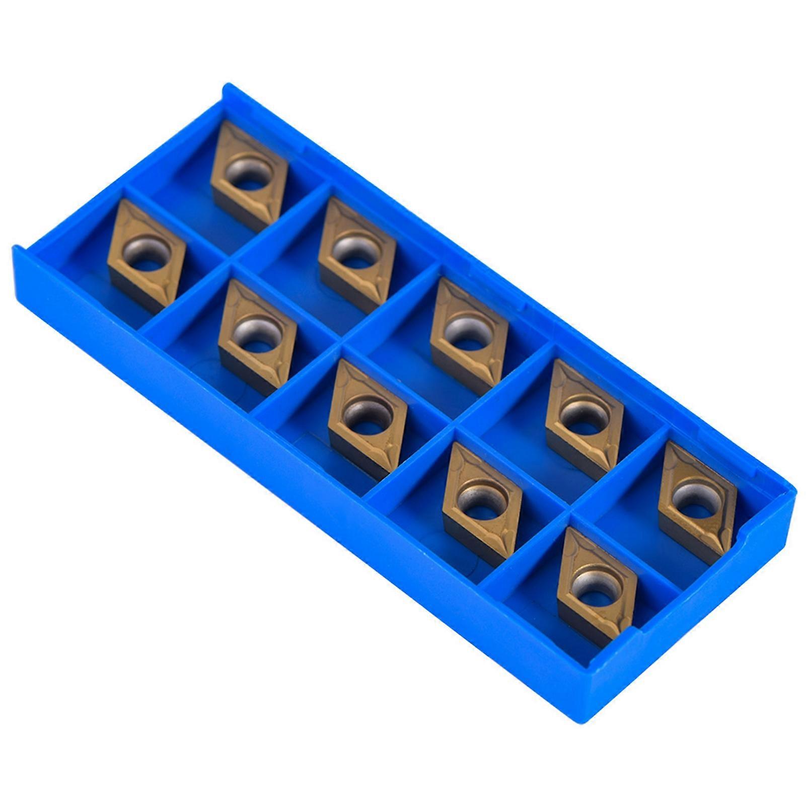 10pcs CNC Carbide Tips Inserts Blade Cutter Lathe Turning Tool With Box