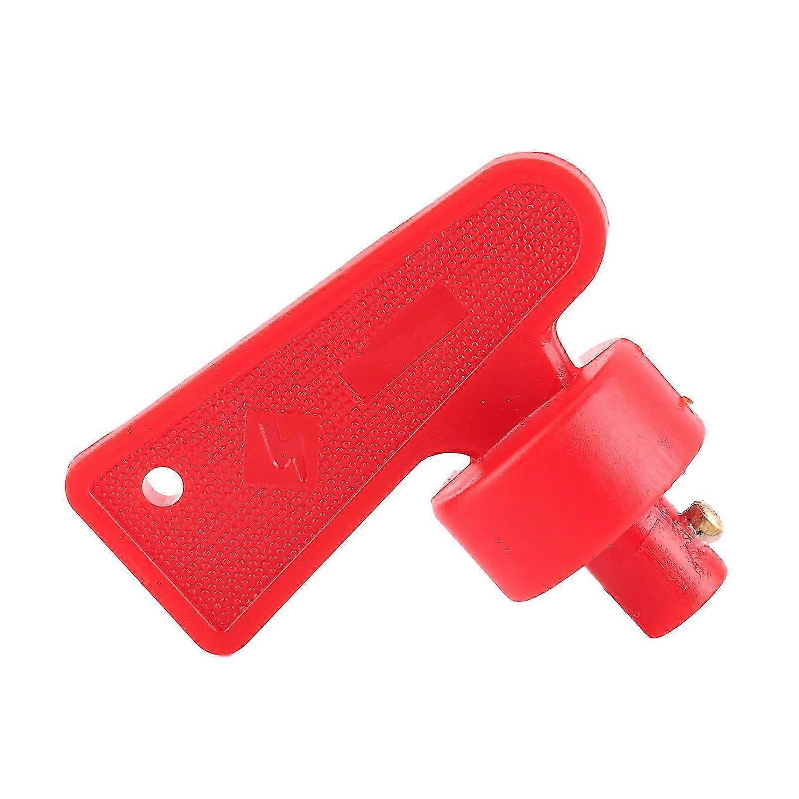 12V/24V Auto Cut-Off Battery Isolator Switch - Red Key for Car Power Control