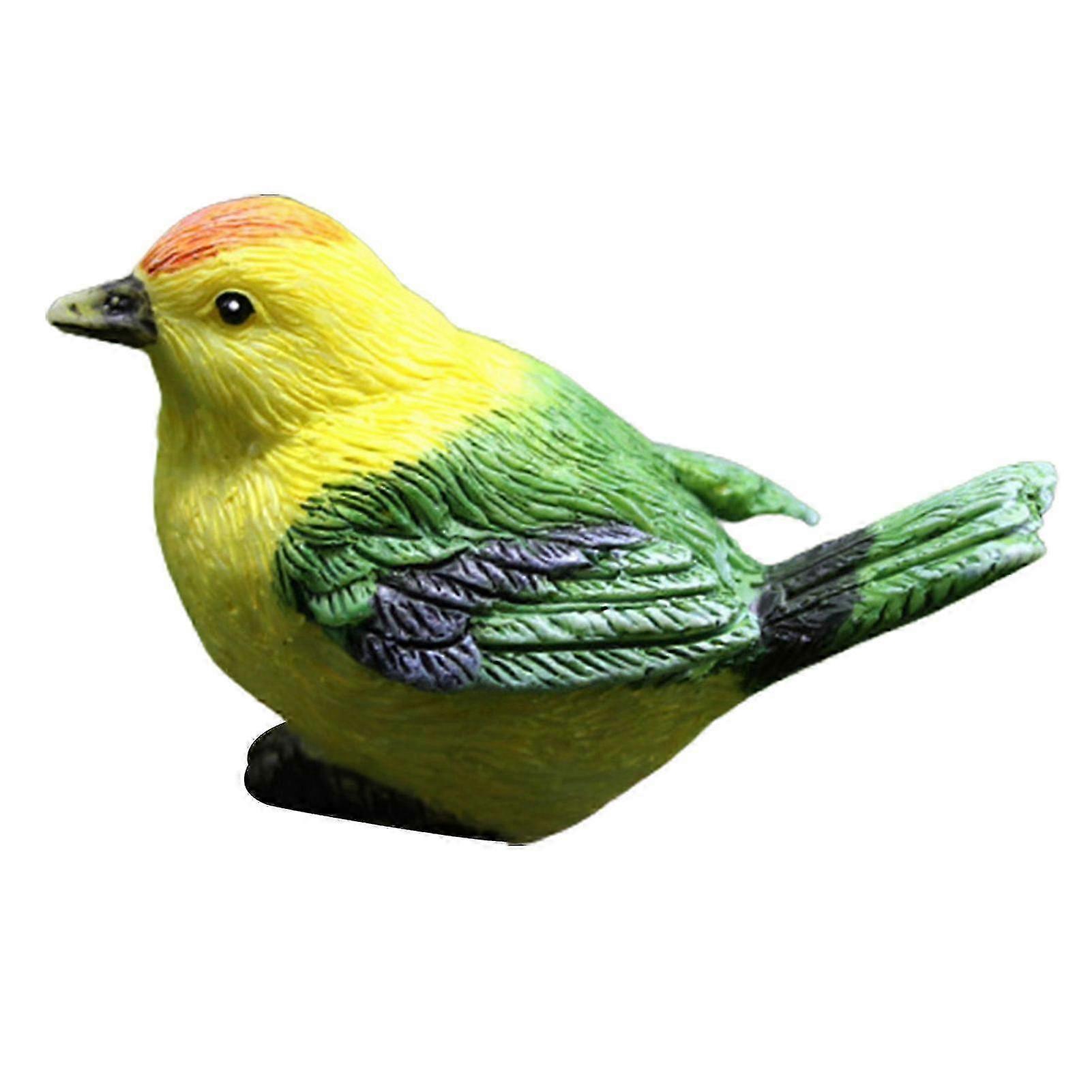 Tree Sculpture Bird Nest Design Desktop Decoration Resin Table Top Car Ornamental Statue for Garden Qinhai