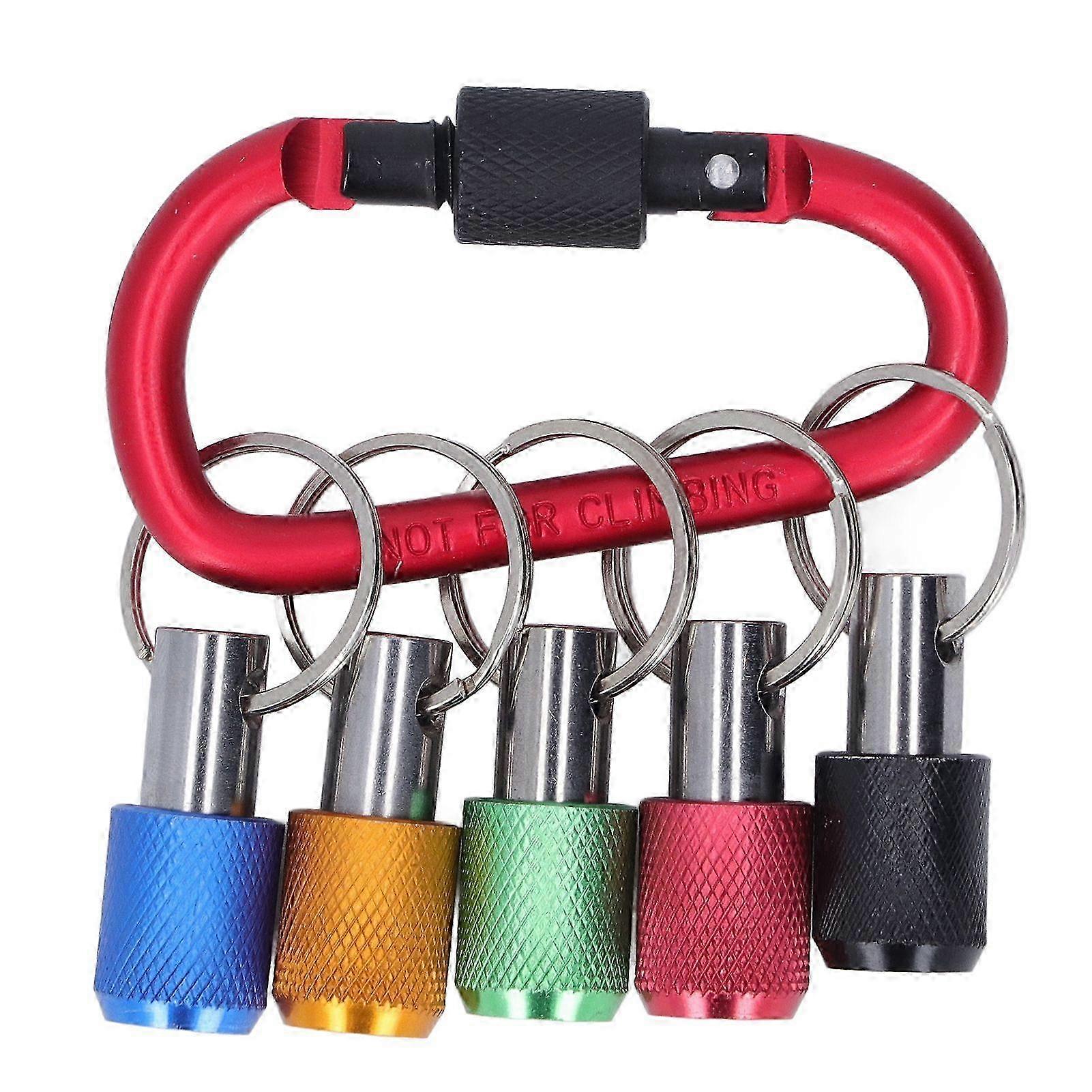1/4in Hex Shank Bit Holder Screwdriver Fast Change Extension Bar with 5 Color Sockets