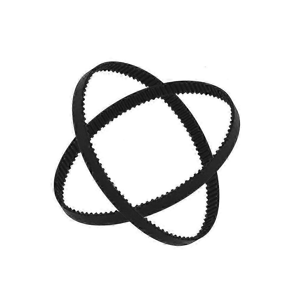 GT2 Closed-Loop Timing Belt, 6mm Width Rubber Synchronous Belts for 3D Printers, Multiple Lengths, Pack of 2