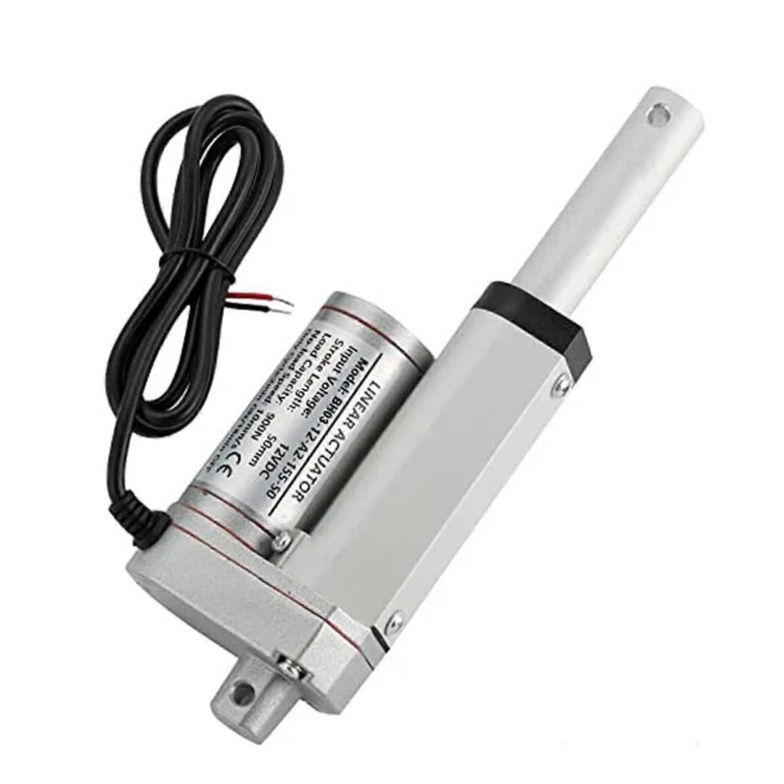 Linear Actuator 12V DC, 1000N Push Force, Stroke 50/100/150/200/250/300/350 mm, 10 mm/s