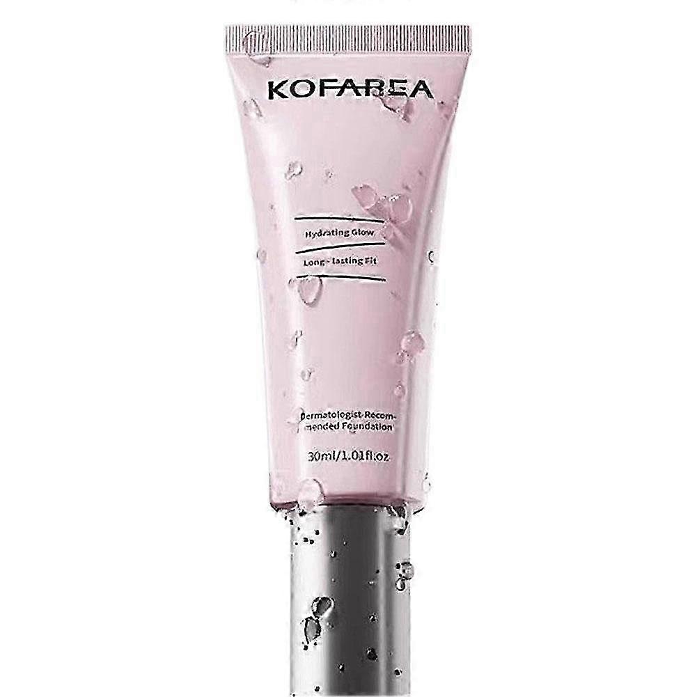 30ml Hydrating Foundation Liquid with Hyaluronic Acid for 12-Hour Moisture Lock and Natural Medium Coverage