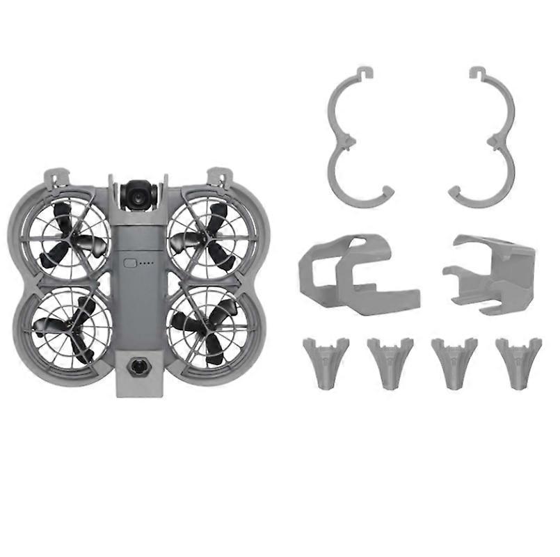 for DJI NEO2 Propeller Blade Guard Collar Propeller Blade Protection Ring Full Protection Accessories (Gray - No Image Transmission)