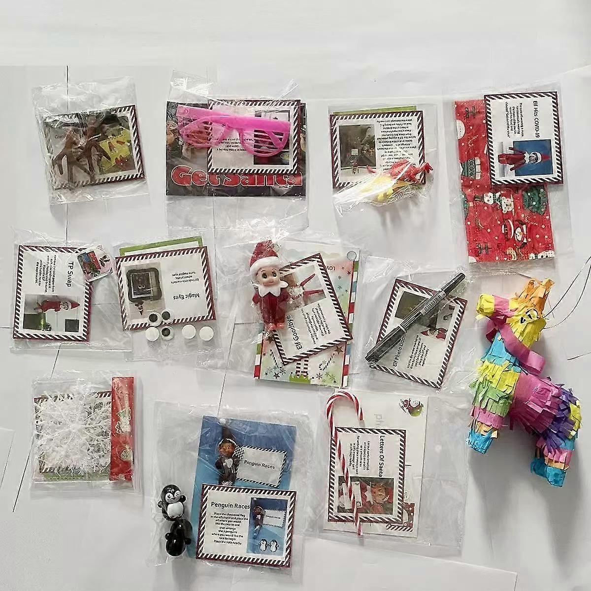 Elf Kit 24 Days Of Christmas 24-Day Countdown Blind Box Elf Set Calendar New