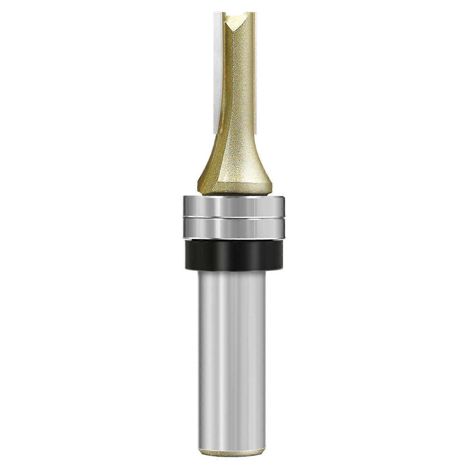 High Precise 1/2Inch Arbor Router Bit 12.7mm Double Ball Bearing Design for Flawlessly Wood Edging Smooth Edged Joinery Multicolor