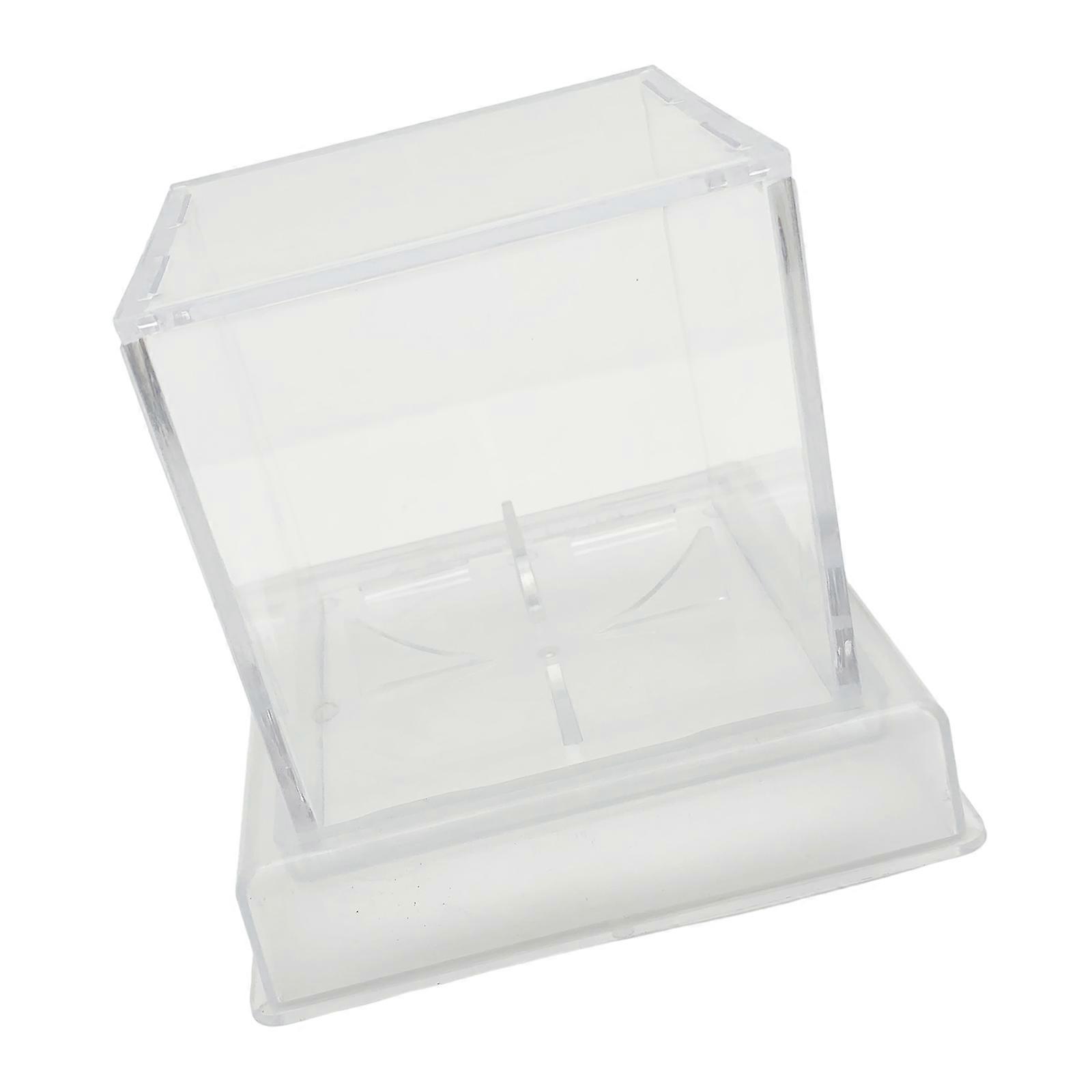 Clear Baseball Display Case Acrylic Baseball Display Stand Square Storage Box Memorabilia Showcase Display Protector Multicolor