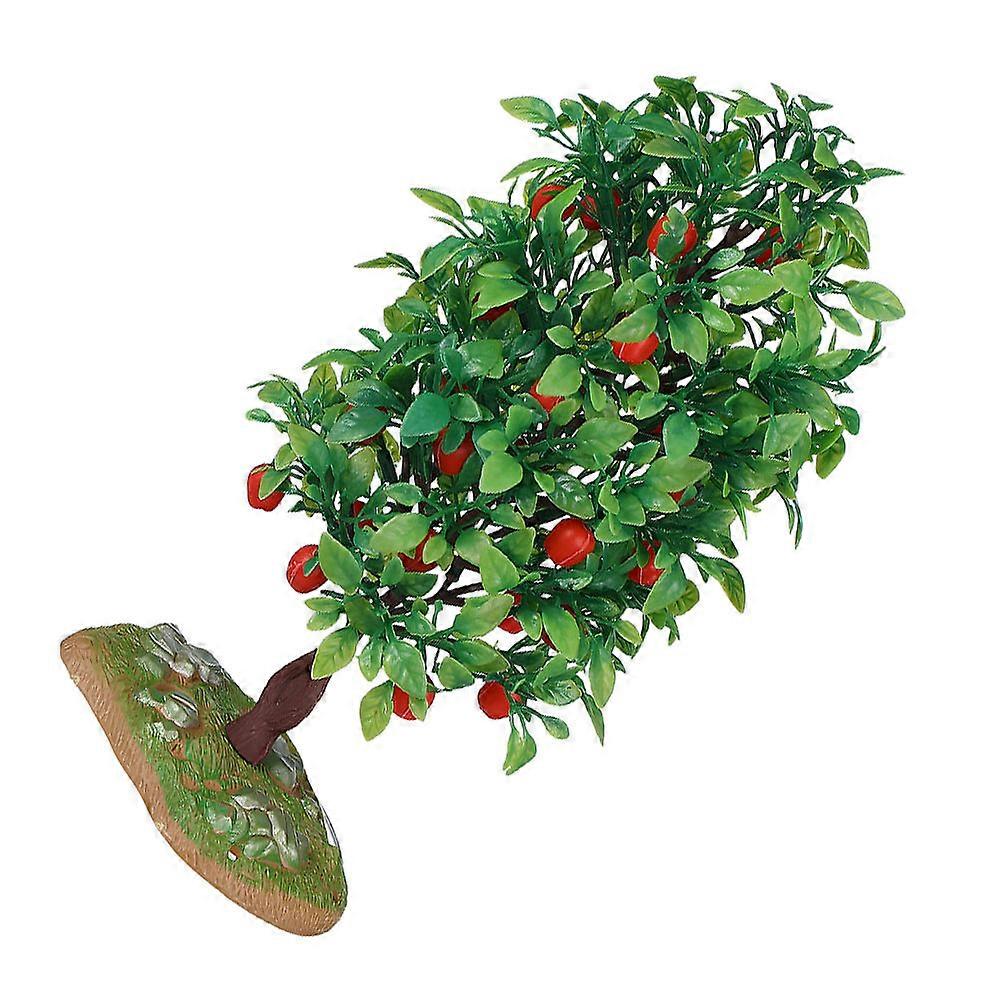 Artificial Apple Tree Model for Decoration Plastic Miniature Decoration Tree