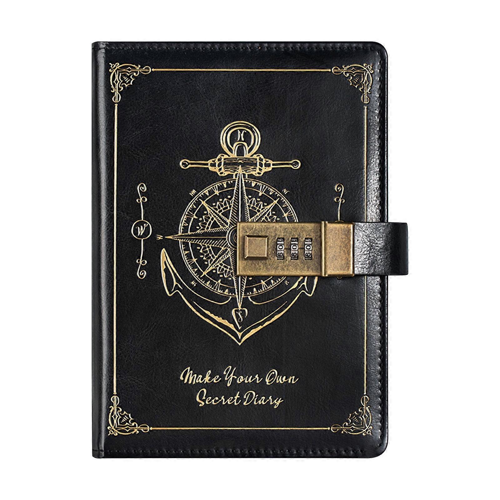 Zeceouar Savings Clearance! Password Notebook With Lock B6 Leather Notebook Student High Appearance Diary Notebook Notes