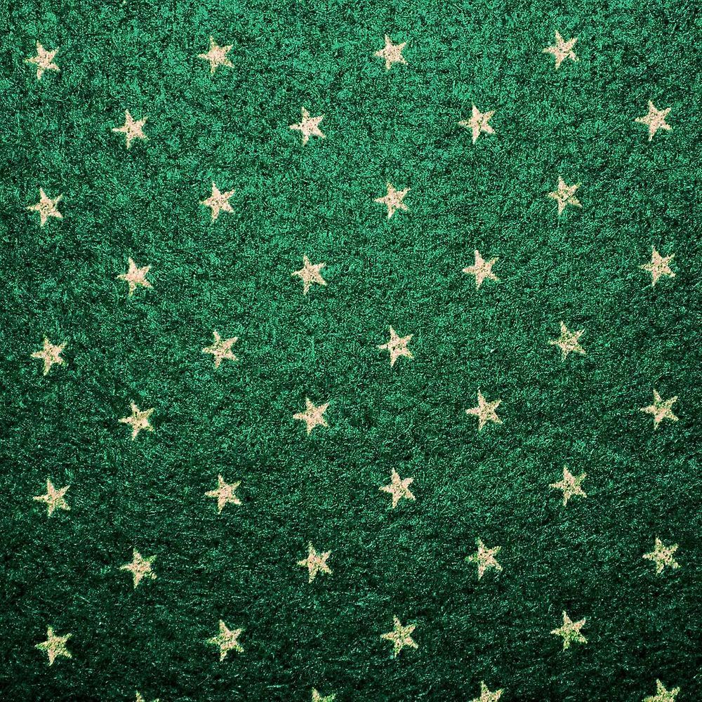 Dolls House Green Gold Star Self Adhesive Carpet Miniature Wall To Wall Flooring