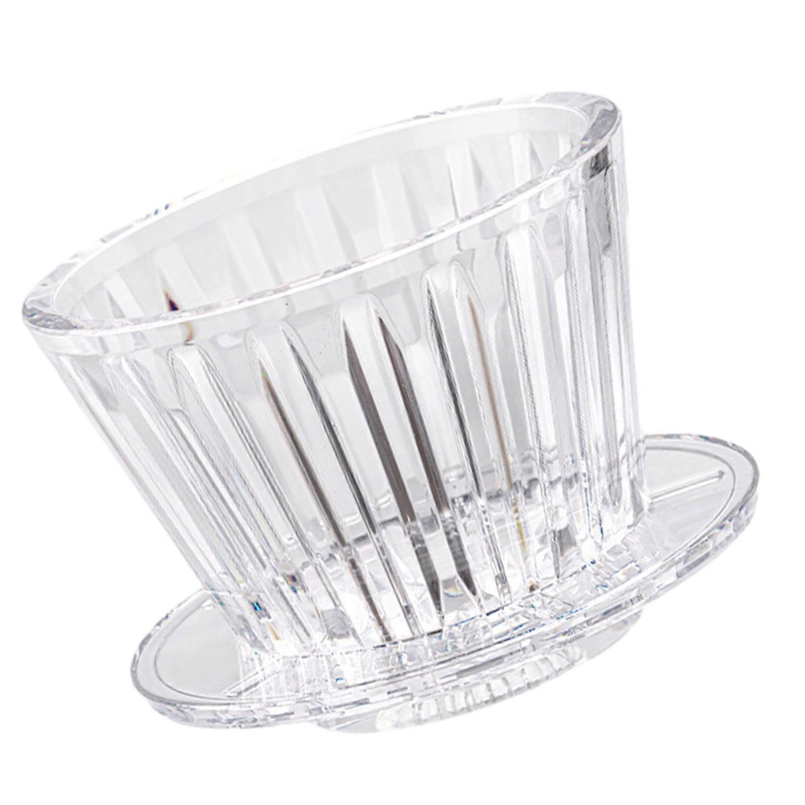 Flat Bottom Coffee Filter Cups Coffee Filter Coffee Filter Cup Dripper Manual Pour Over Coffee Filter Espresso Tools  Transparent color