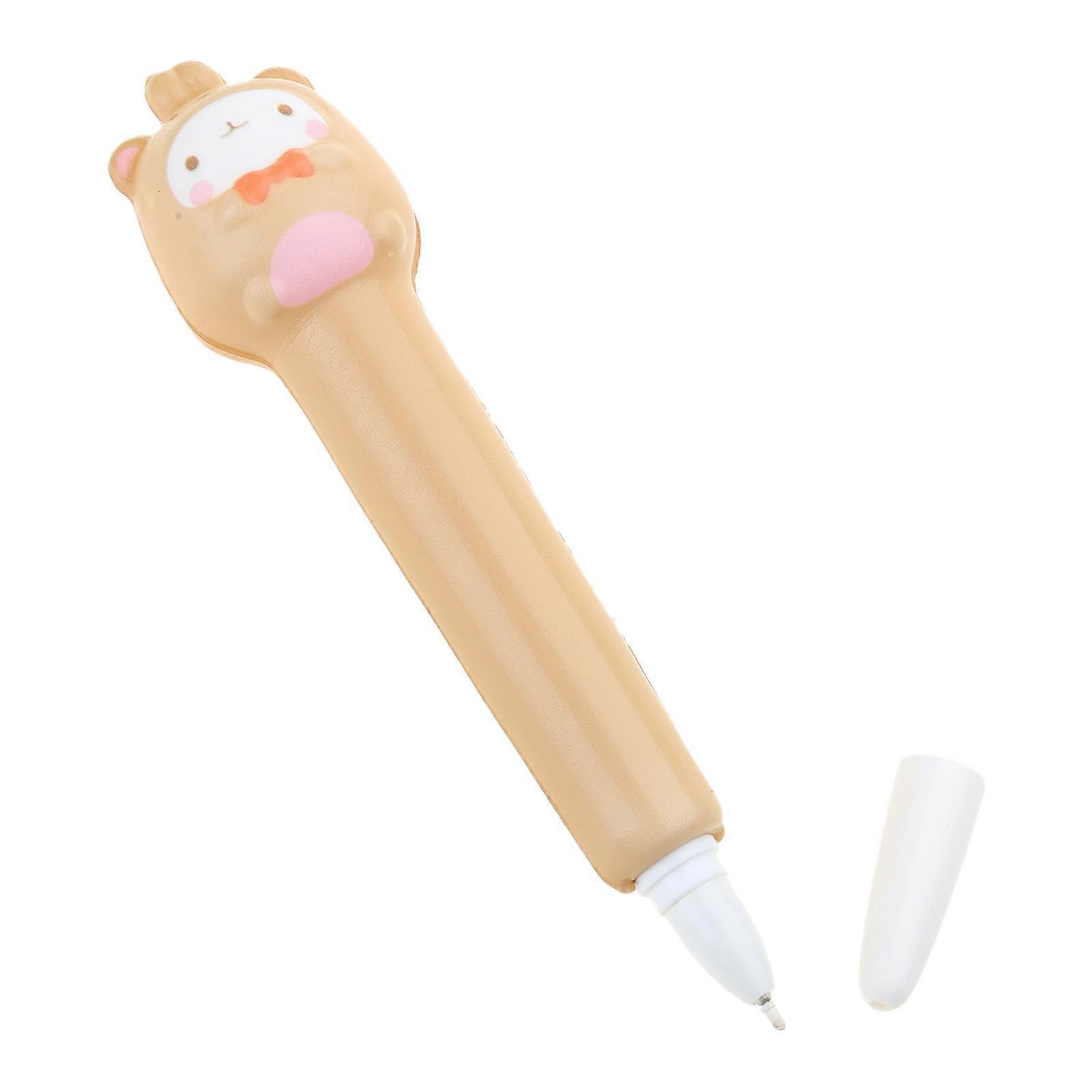 Decompression Gel Pen Fun Writing Pen 0.5mm Pen Tip Smooth to Write Quick Drying for Adult Student Writing Journaling Multicolor