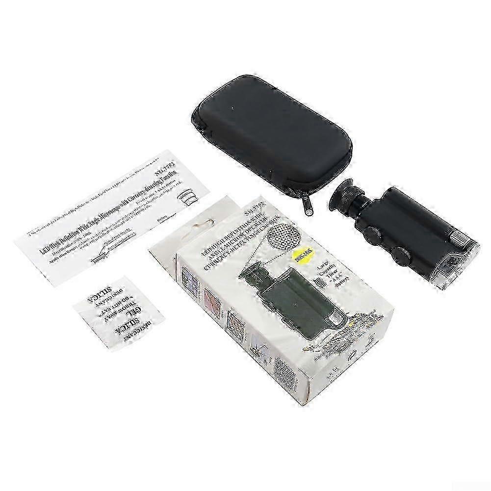 Professional Gemological Microscope with 200x to 240x Magnification and UV Lighting