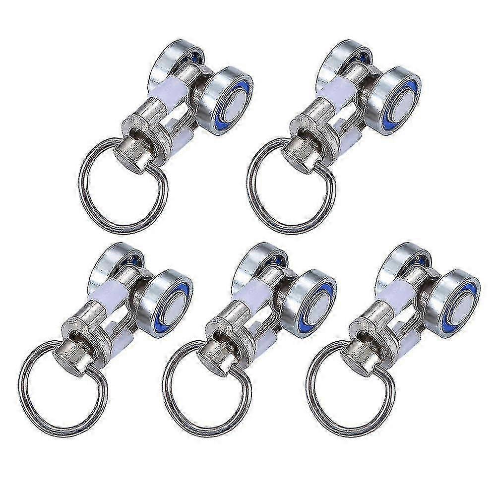 Metal Curtain Pulleys - 5pcs Home Curtain Track Rollers