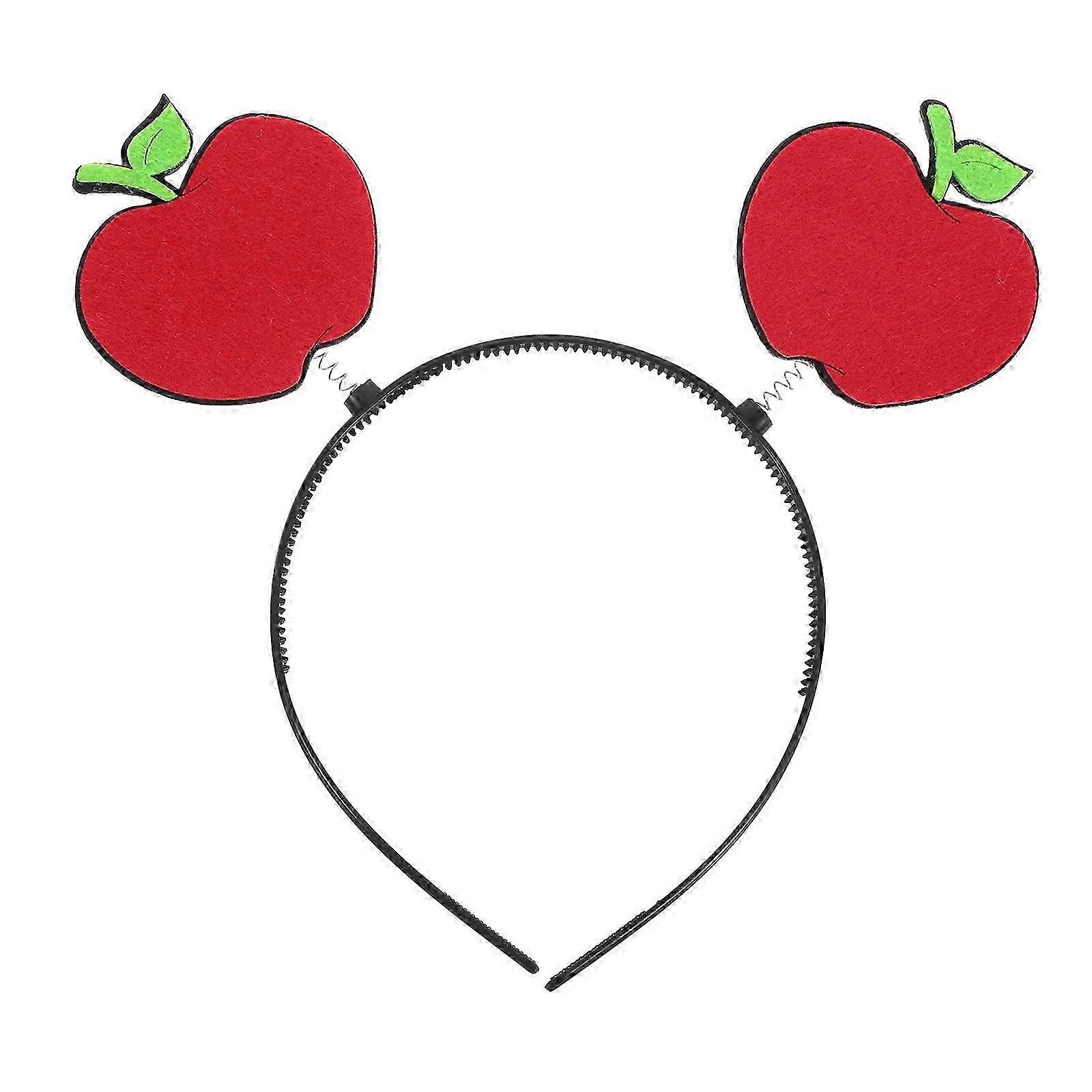 Red Apple Bopper Headband Stage Performance Prop 1Set