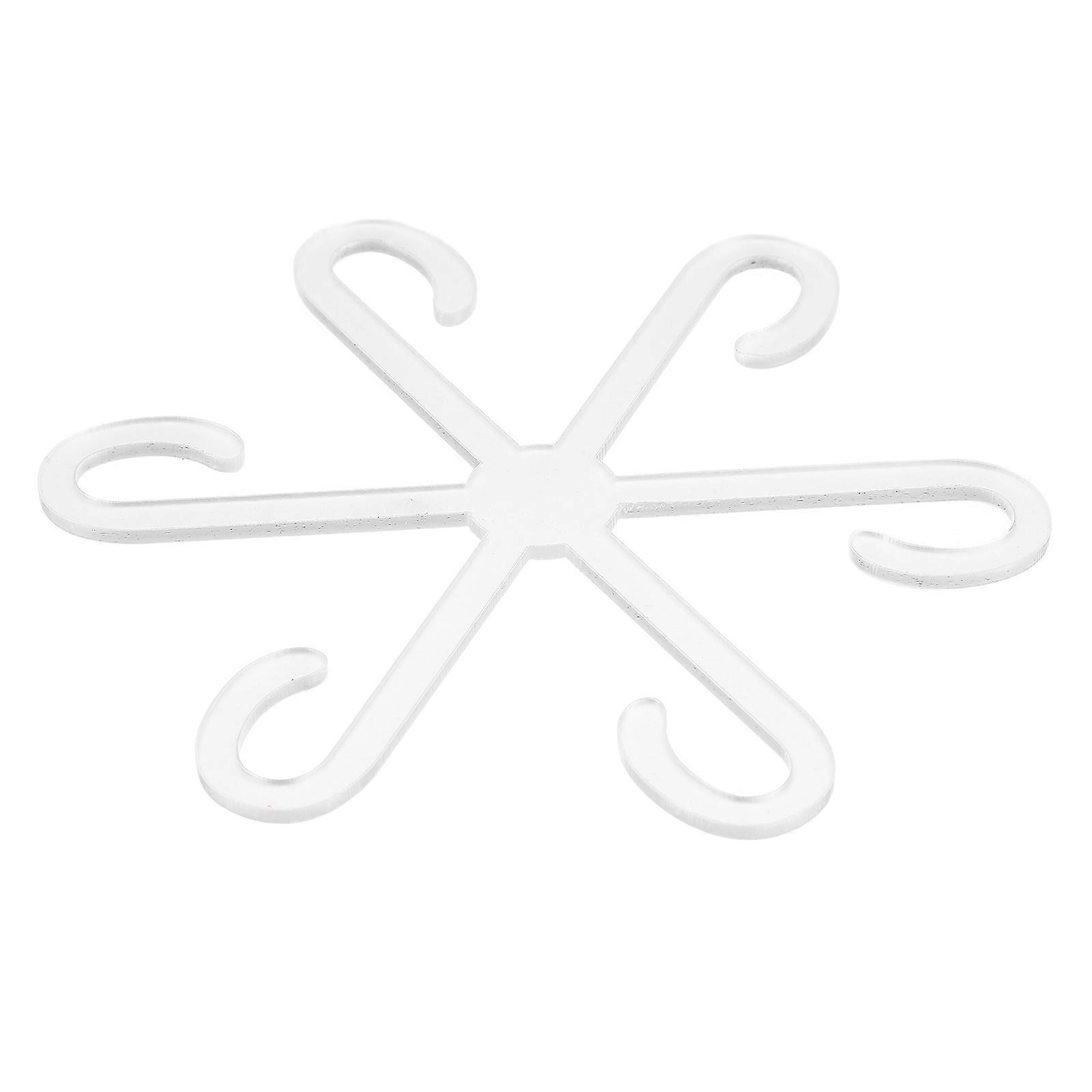 Plant Stem Support Holder for Plant Transparent Acrylic Stem Fixator