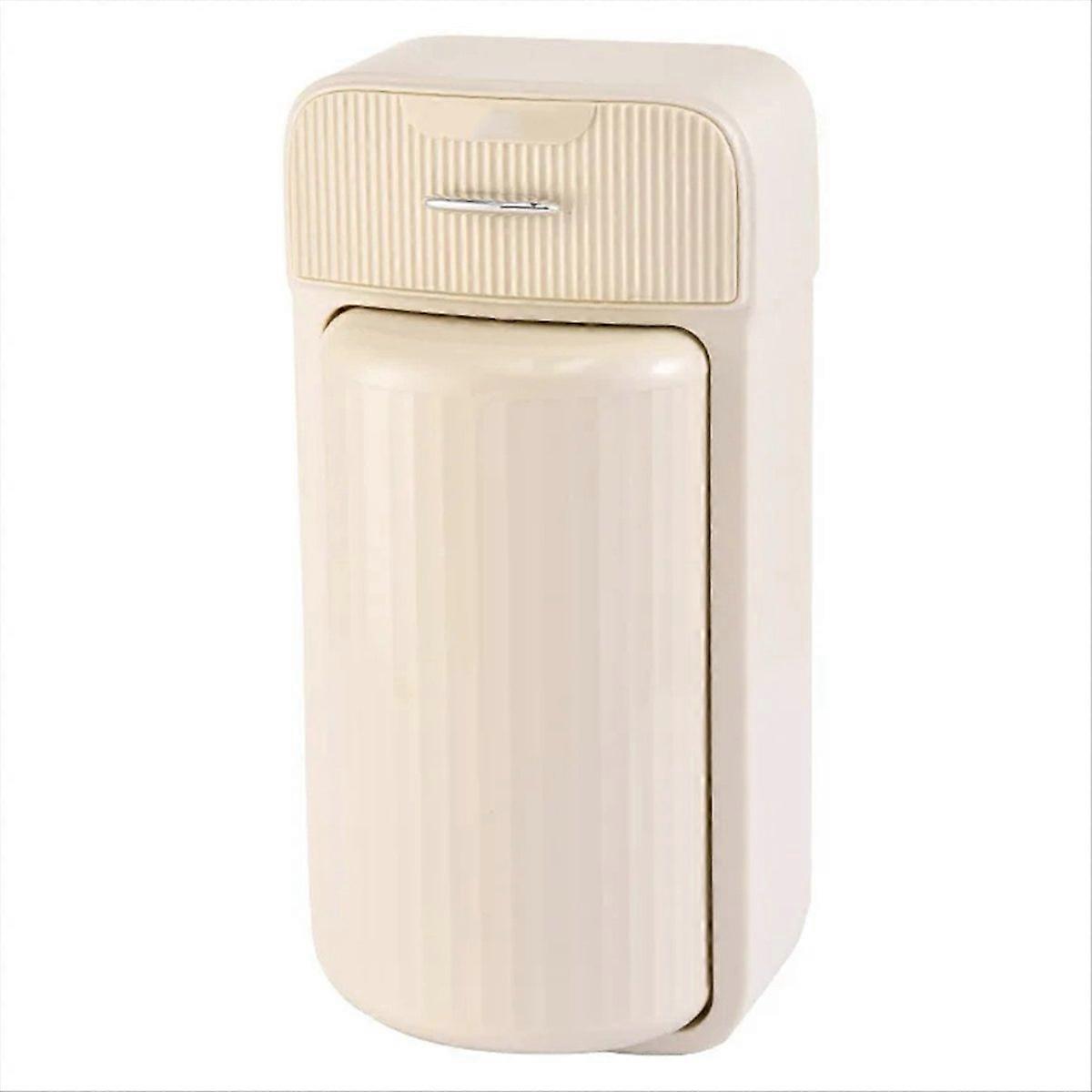 Makeup Brush Storage Box Cream Cosmetics Storage Cream White