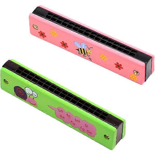 2-pack harmonica for beginners, diatonic harmonica, professional harmonica, harmonica for children, 16 holes