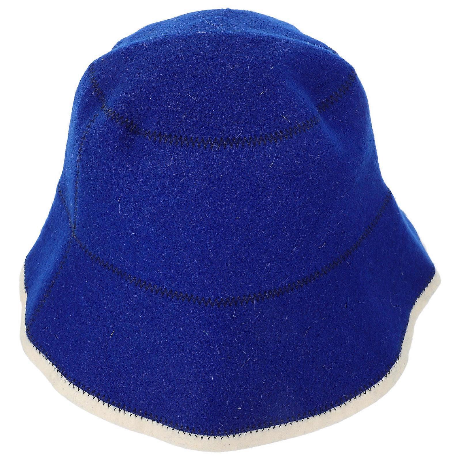 Reusable Sauna Hat Wool Sauna Hat Moisture Absorbing 1 Piece