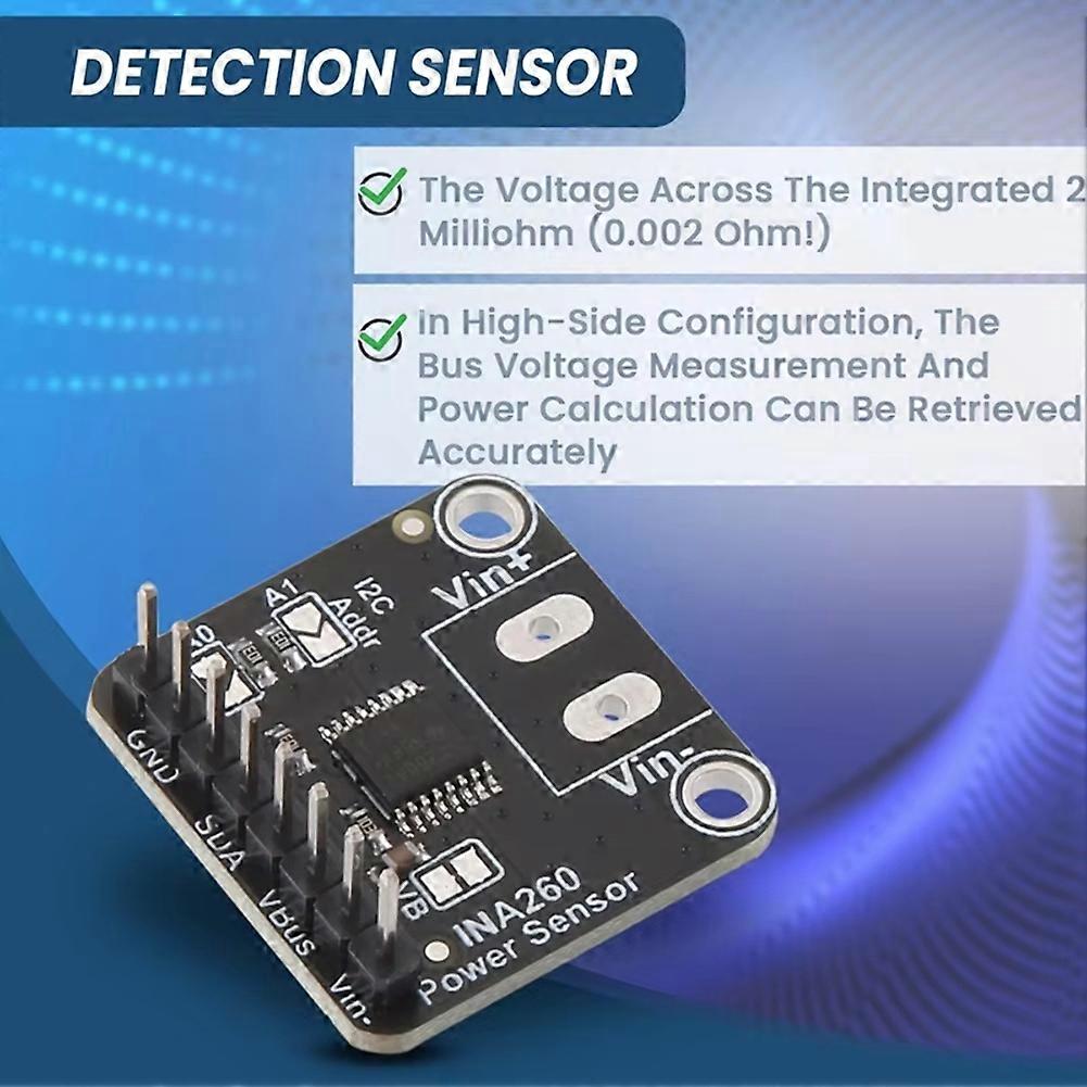 INA260 Detection Sensor Module High/Low Side Voltage Current Power Sensor Module
