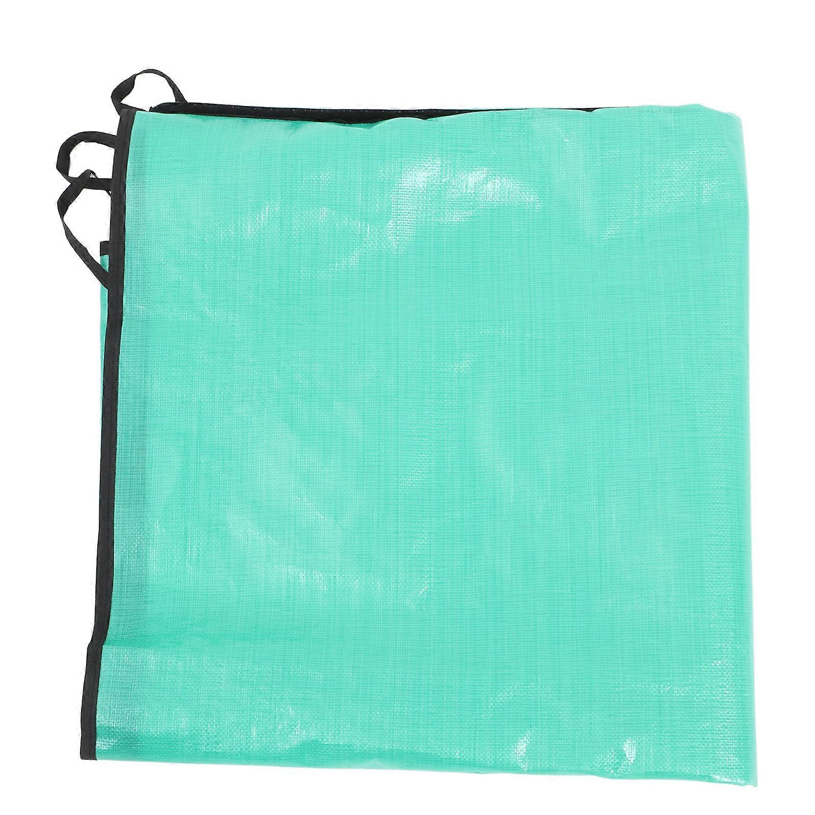 Sky-blue Garden Pruning Tarp with 30cm Center Hole for Tree Trimming Easy to Use Waterproof PP